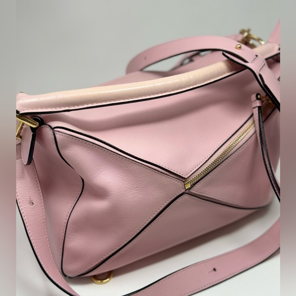 πAuthenticπ LOEWE puzzle bag 2-Way Pink Shoulder Bag - Picture 2 of 10